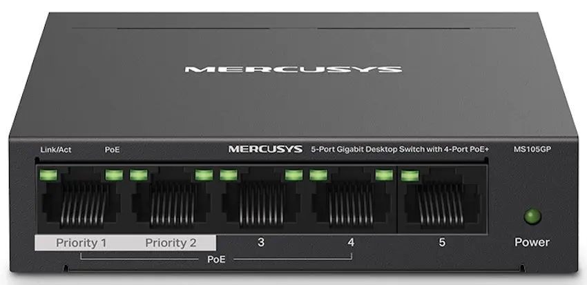 Comutator Mercusys MS105GP (Black)