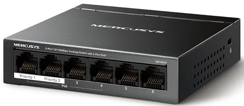 Comutator Mercusys MS106LP (Black)