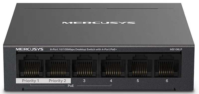 Comutator Mercusys MS106LP (Black)