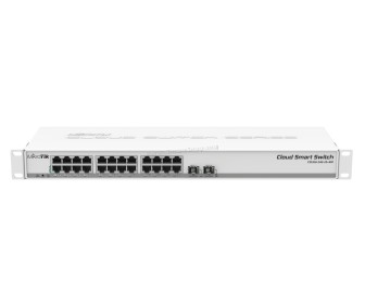 Коммутатор MikroTik  CSS326-24G-2S+RM (White)