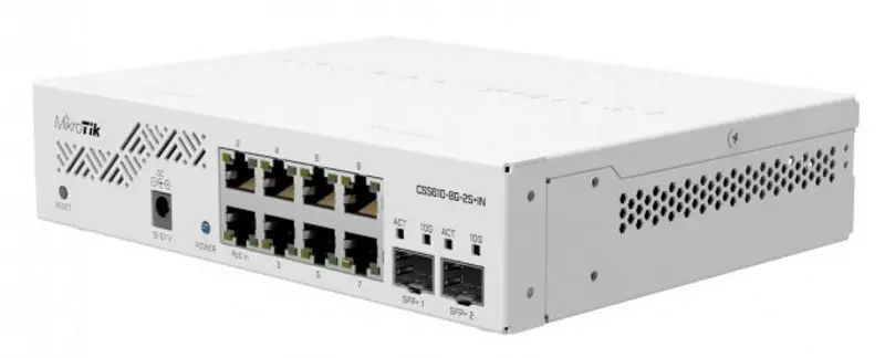 Comutator MikroTik CSS610-8G-2S+IN (White)