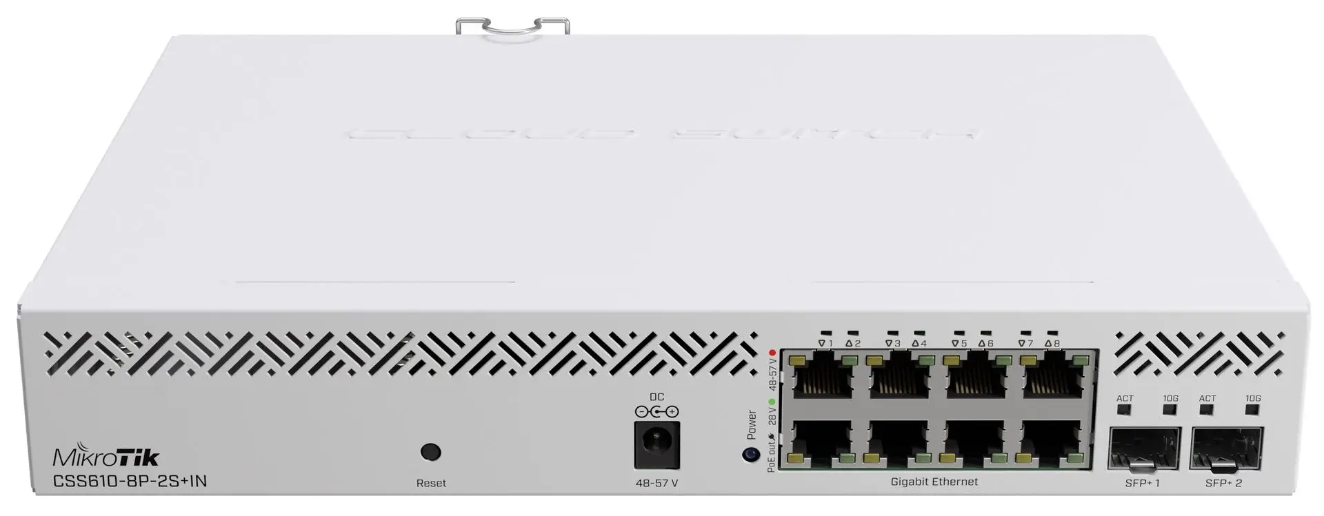Comutator Mikrotik CSS610-8P-2S+IN (White)