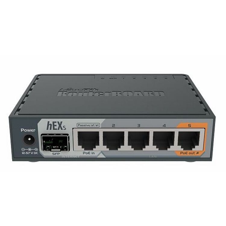 Маршрутизатор MikroTik hEX S RB760iGS