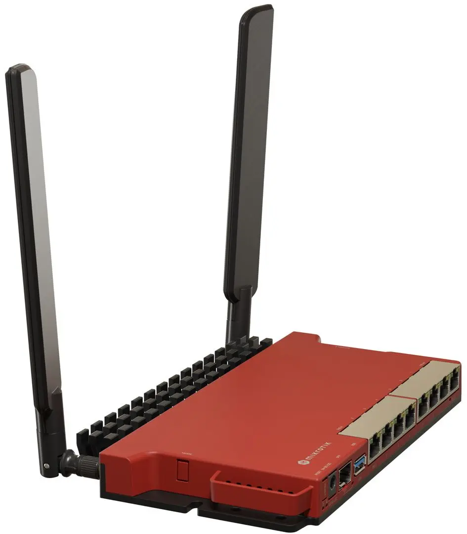 Router Wi-Fi MikroTik L009UiGS-2HaxD-IN (Red/Black)