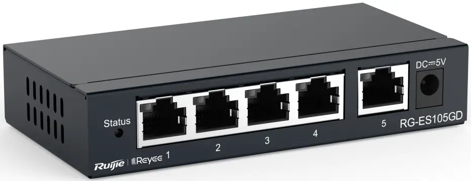 Comutator Ruijie Reyee RG-ES105GD (Black)