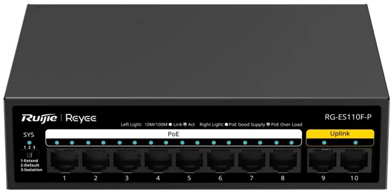 Comutator Ruijie Reyee RG-ES110F-P (Black)