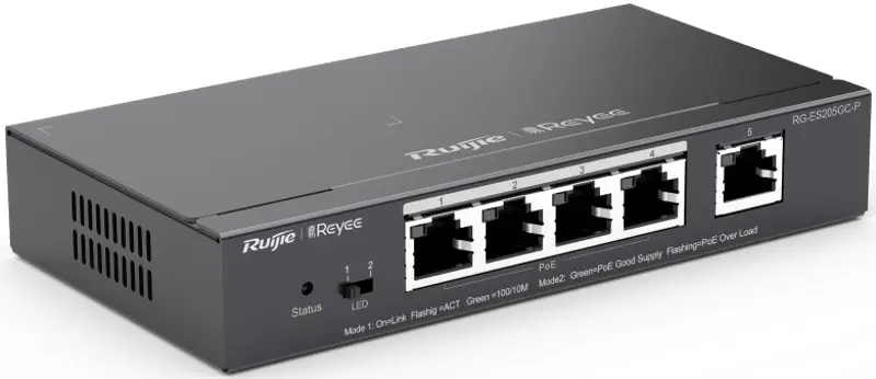 Comutator Ruijie Reyee RG-ES205GC-P (Black)