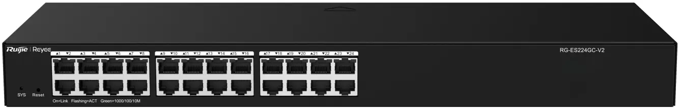 Comutator Ruijie Reyee RG-ES224GC-V2 (Black)
