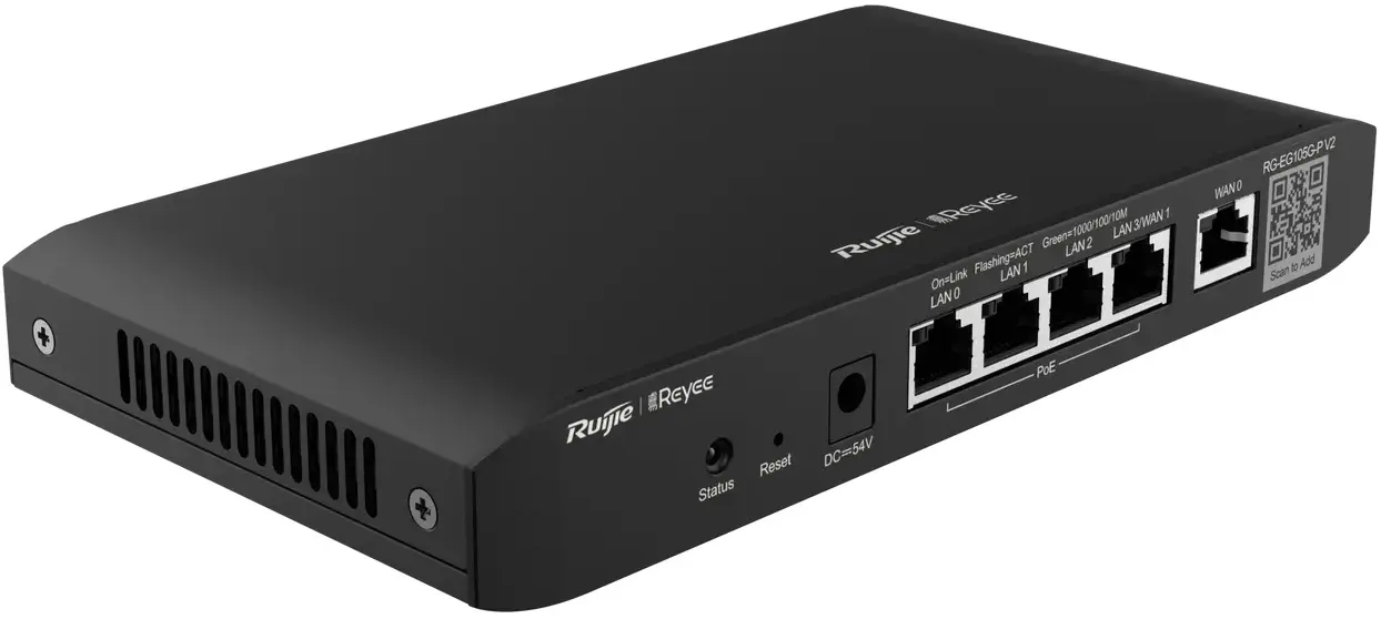 Router Ruijie Reyee RG-EG105G-P V2 (Black)
