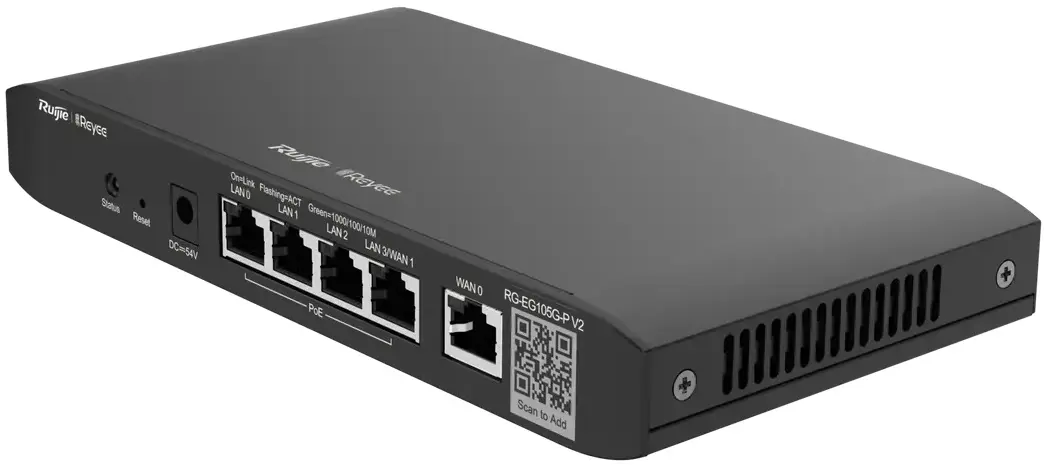 Router Ruijie Reyee RG-EG105G-P V2 (Black)