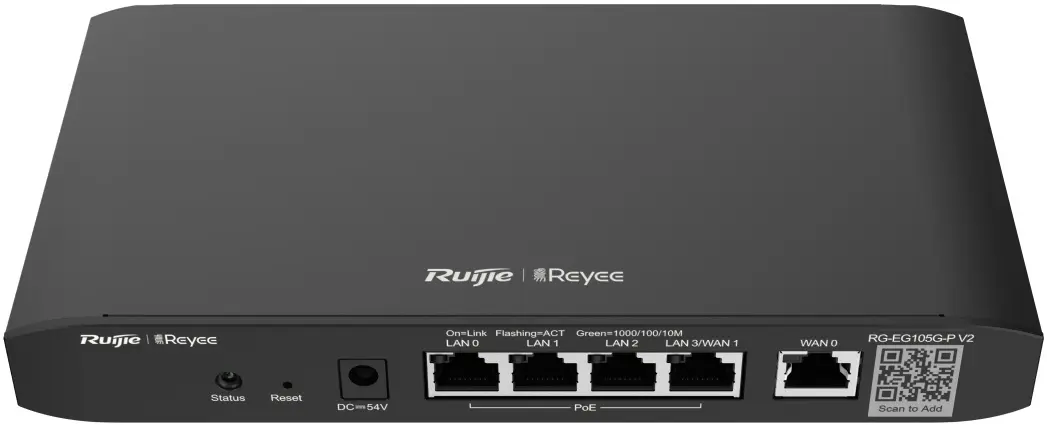 Router Ruijie Reyee RG-EG105G V2 (Black)