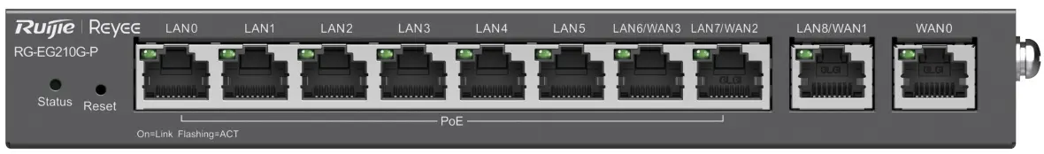 Router Ruijie Reyee RG-EG210G-P (Black)