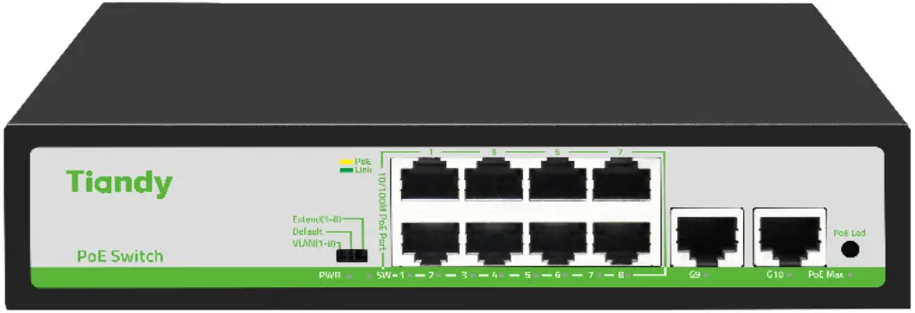 Comutator Tiandy TC-P3S010 (Black)