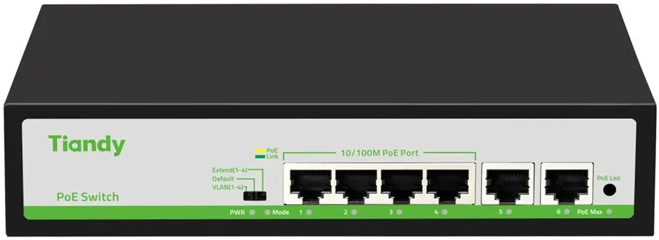 Comutator Tiandy TC-P3S06 (Black)