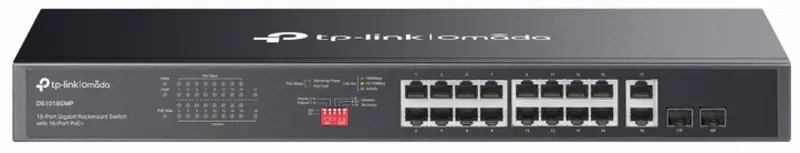 Коммутатор PoE TP-Link DS1018GMP (Black) - 3