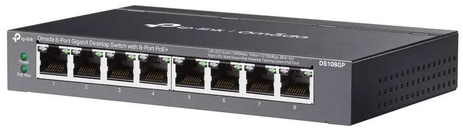 Comutator Tp-Link DS108GP (Grey)