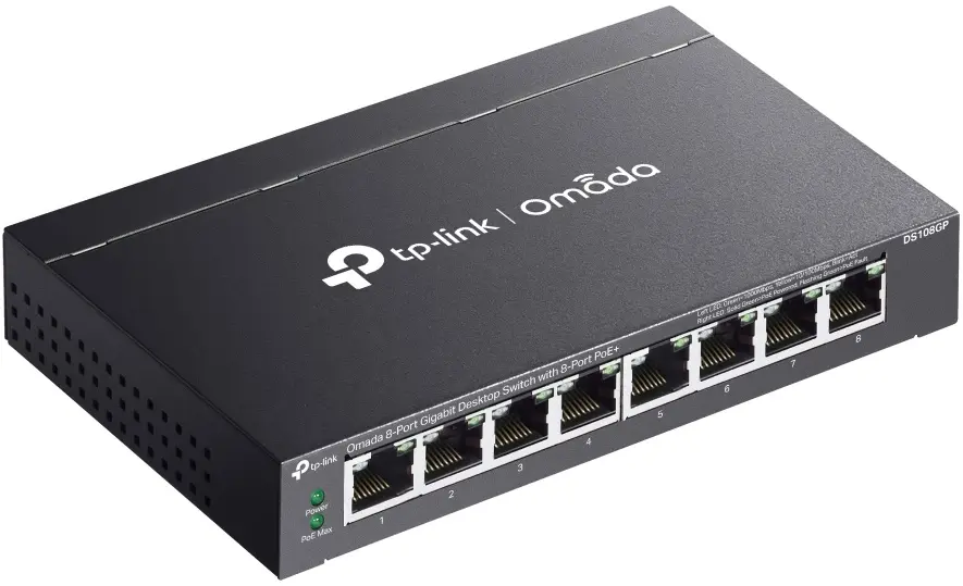 Comutator Tp-Link DS108GP (Grey)