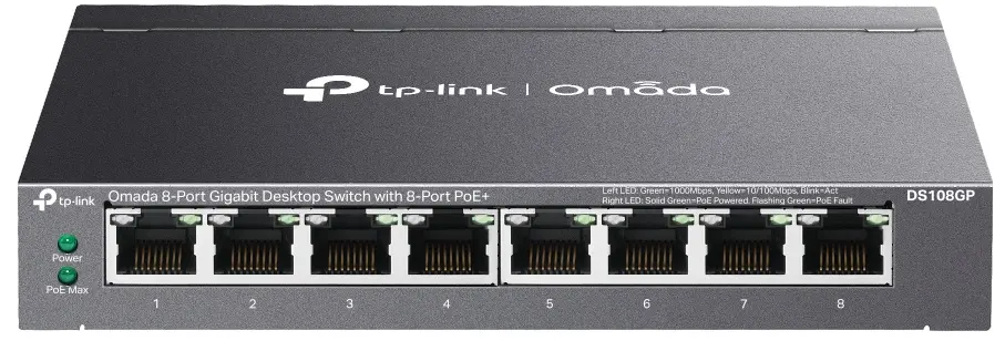 Comutator Tp-Link DS108GP (Grey)