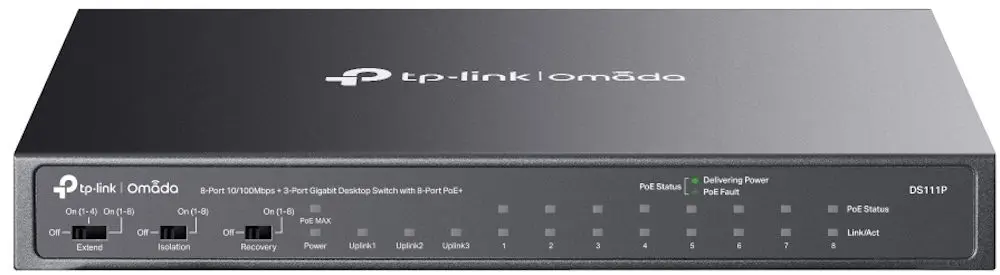 Comutator Tp-Link DS111P (Black)