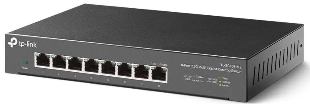 Коммутатор TP-Link TL-SG108-M2 (Grey)