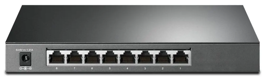Коммутатор TP-Link TL-SG2008P (Grey) - 3
