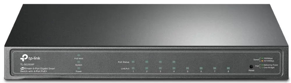 Коммутатор TP-Link TL-SG2008P (Grey)