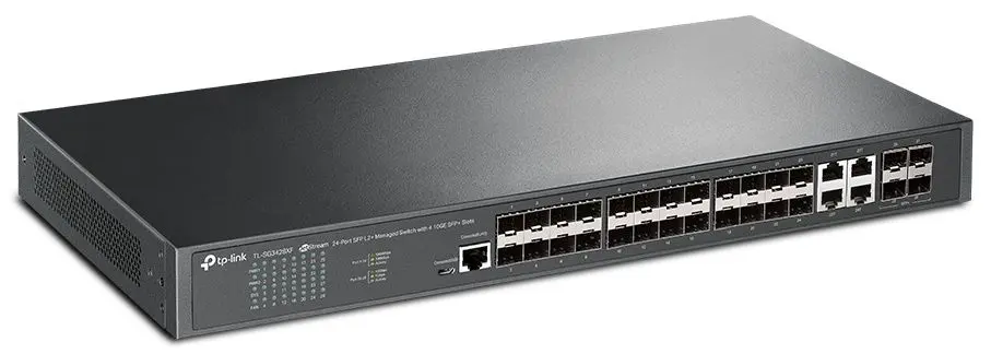 Comutator TP-Link TL-SG3428XF (Black)