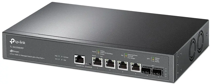 Comutator TP-Link TL-SX3206HPP (Black)