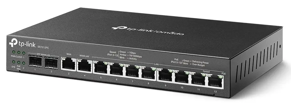 Router VPN TP-Link ER7212PC (Black)