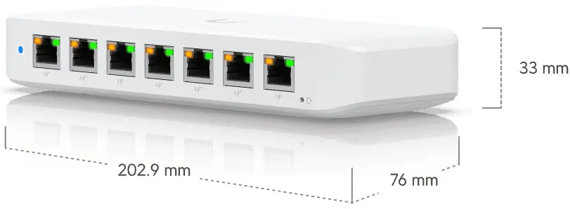 Коммутатор PoE Ubiquiti Unifi USW-Ultra-60W (White) - 3