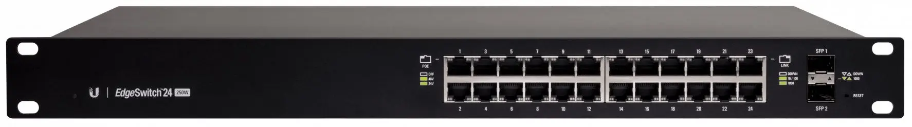 Коммутатор Ubiquiti EdgeSwitch 24-250W (Black) - 2