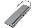 Док-станция USB-C 10в1 Hama 200100 (Grey)