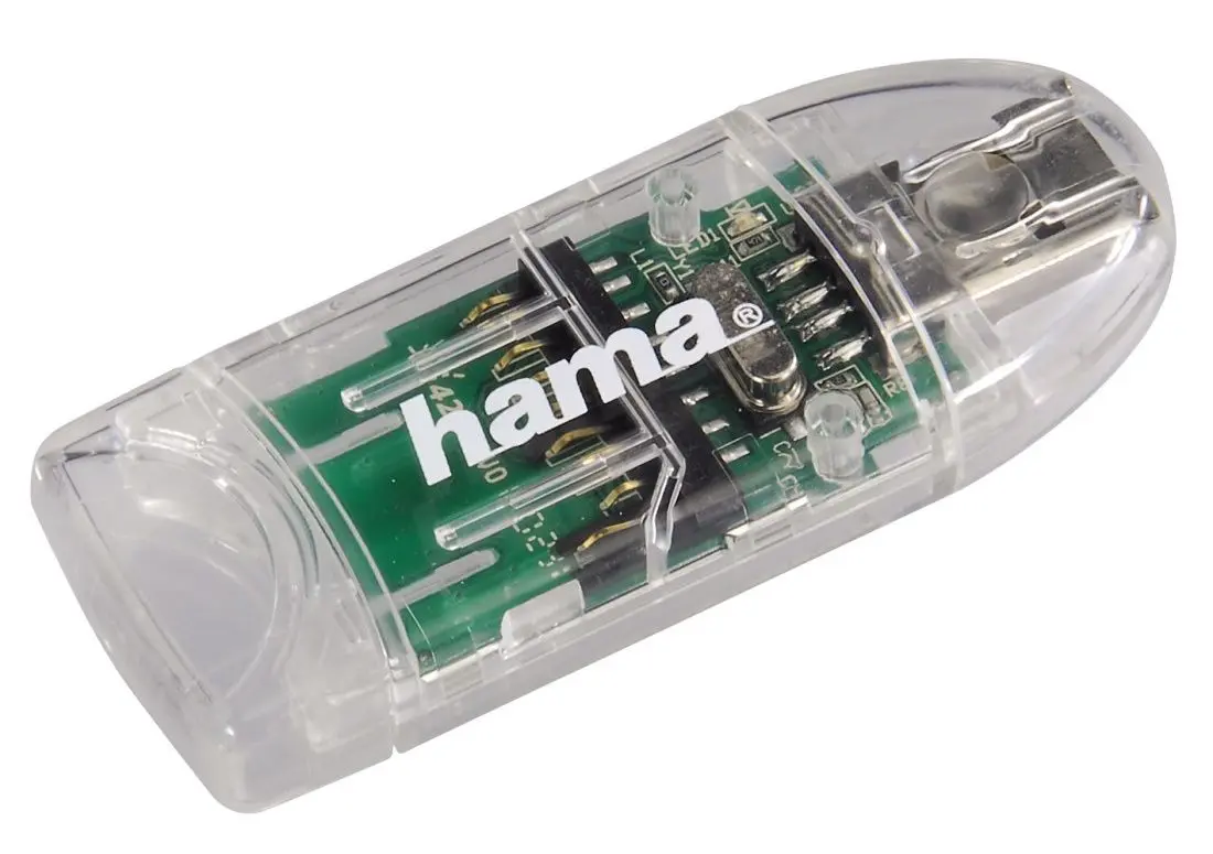 Card reader 8in1 Hama 91092 (Transparent)
