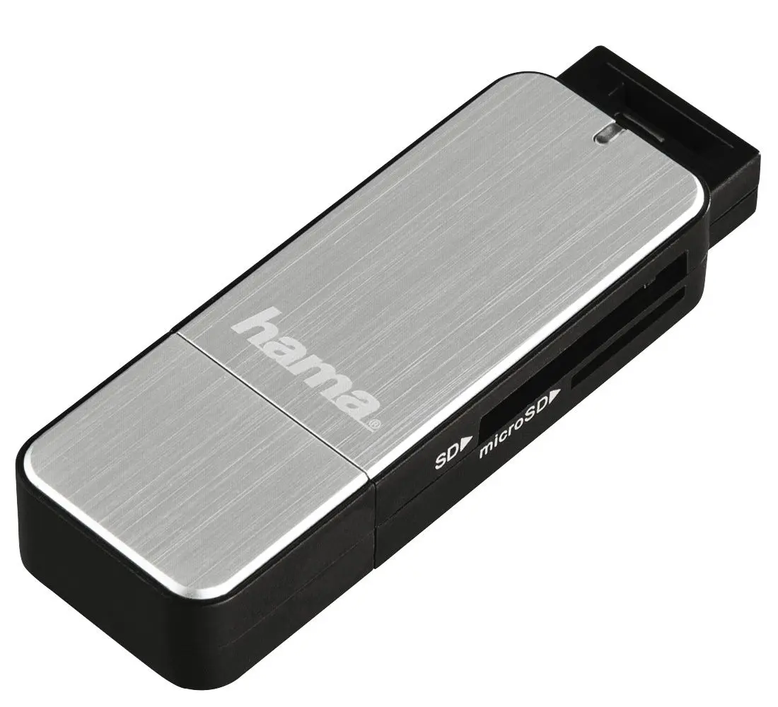 Картридер Hama 123900 (Silver)
