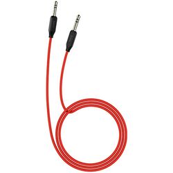 Cablu AUX 3.5mm to 3.5mm Hoco UPA11 1m (Black/Red)