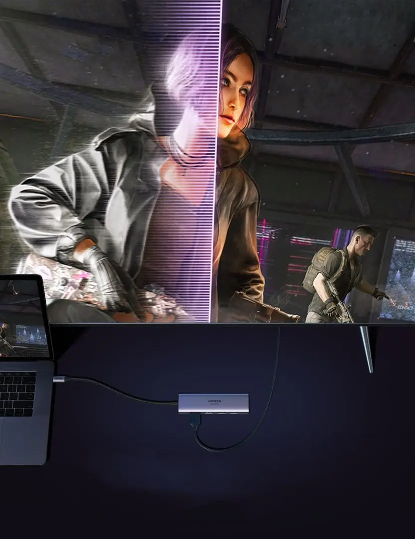 USB концентратор Ugreen 60383 (Silver)