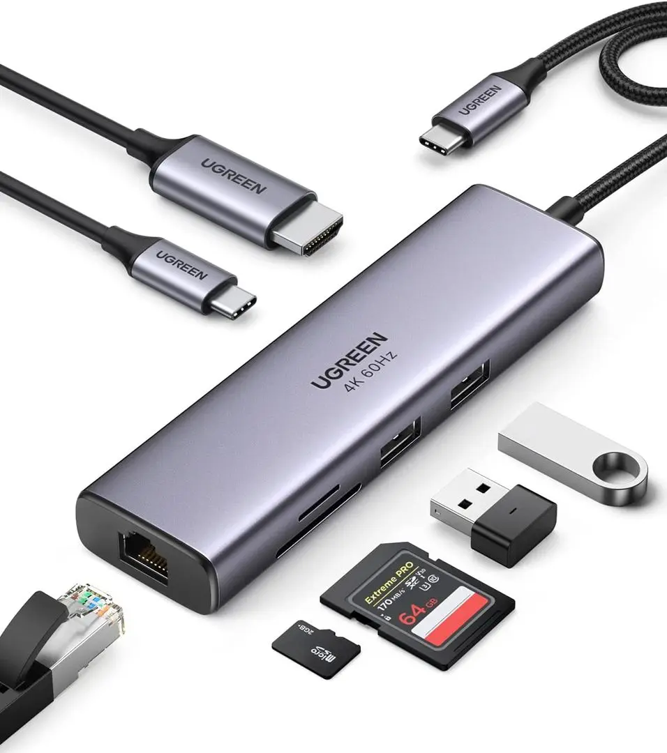 USB hub Ugreen 60515 (Silver) - 2
