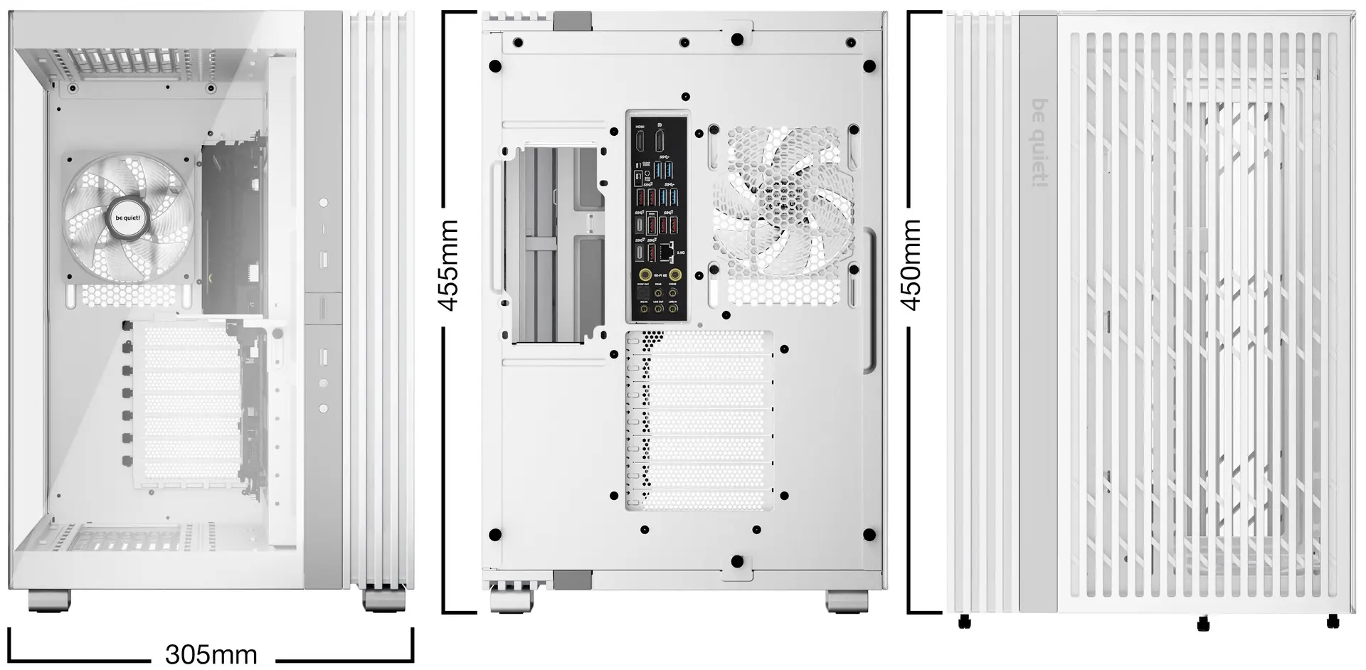 Carcasa Be quiet! Ligh Base 600 LX (White) - 2