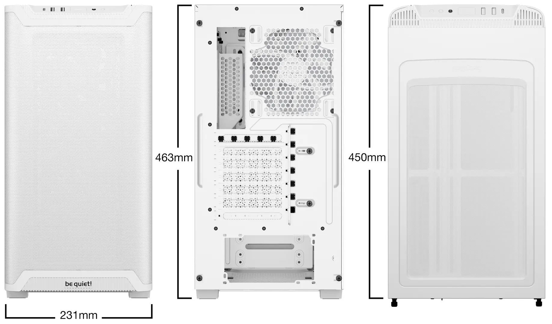 Carcasa Be quiet! Pure Base 501 LX (White)