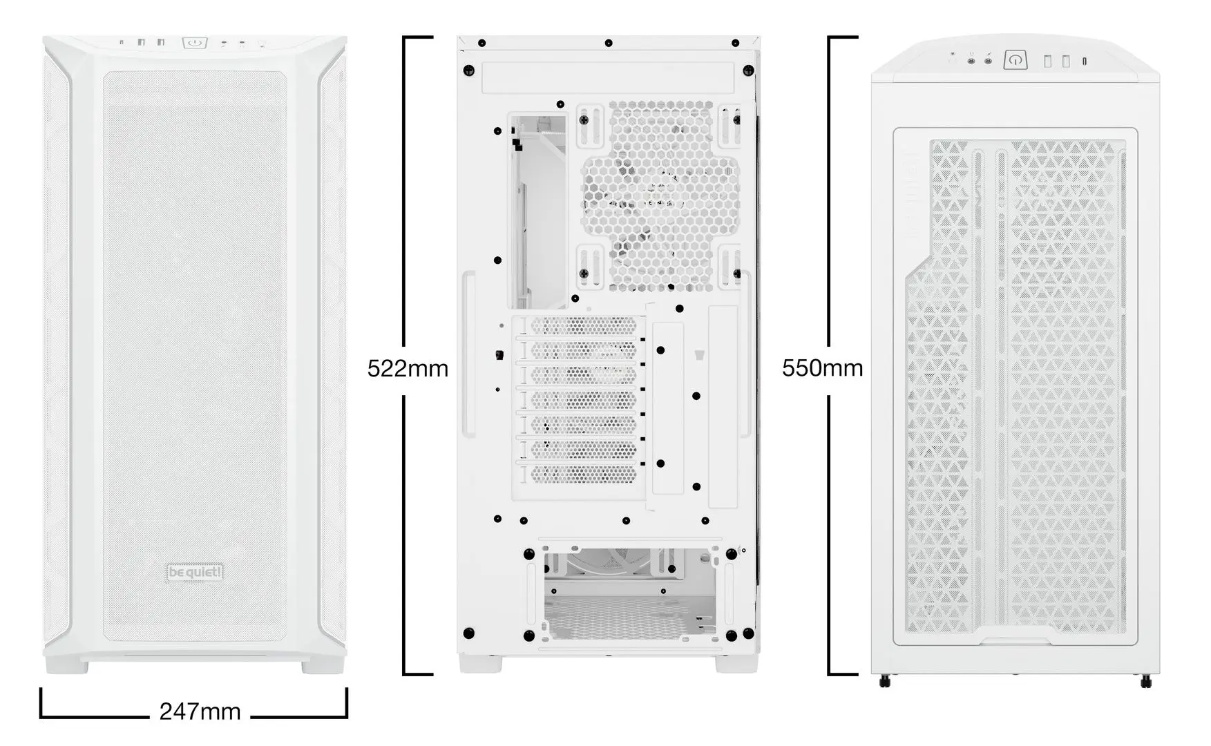Case Be quiet! Shadow Base 800 FX (White) - 12