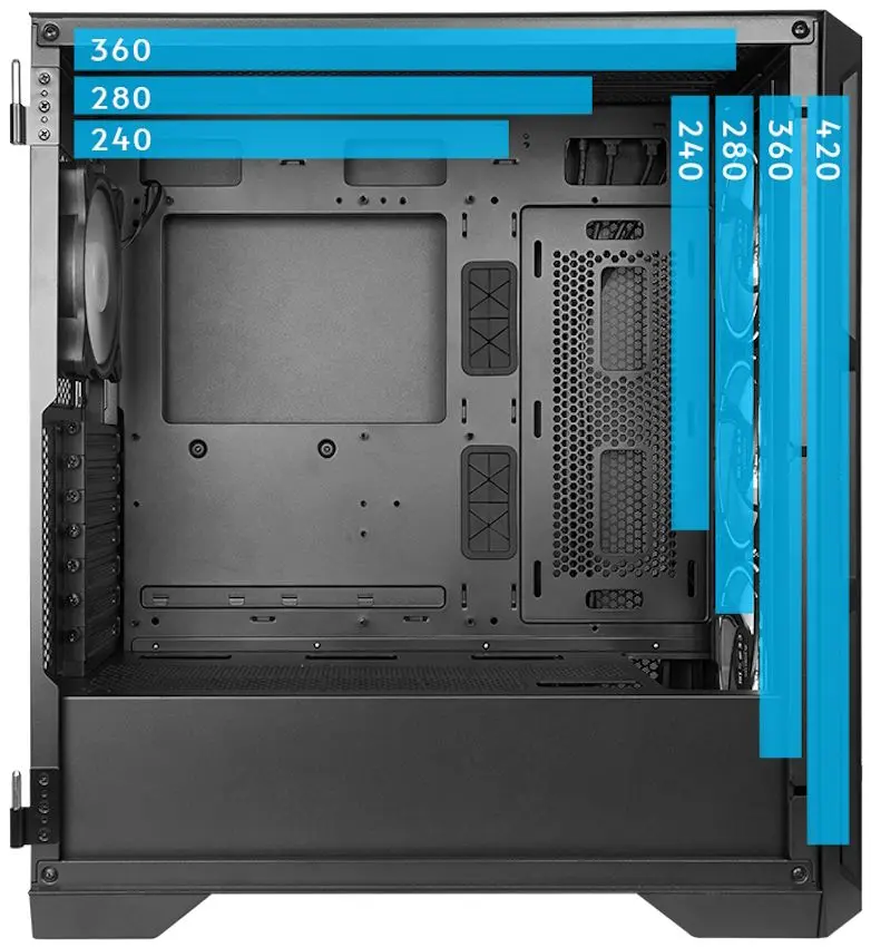 Корпус Chieftec Apex Air GA-01B-M-OP (Black)