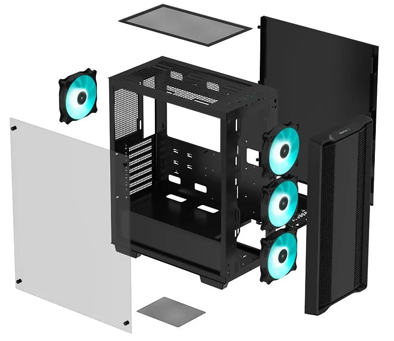 Case Deepcool CC560 ARGB (Black) - 3
