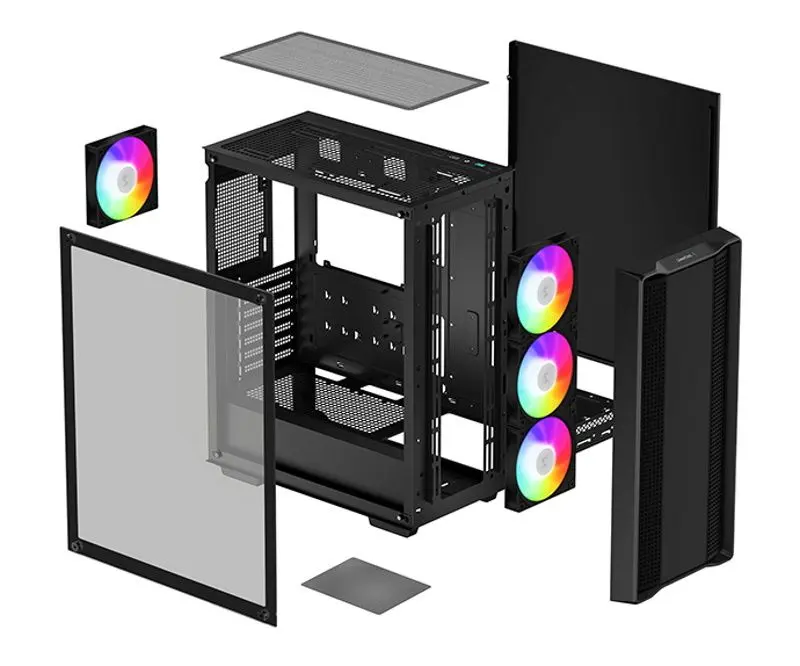 Carcasa Deepcool CC560 ARGB V2 (Black) - 8