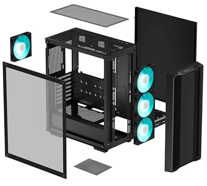 Корпус Deepcool CC560 V2 (Black) - 5