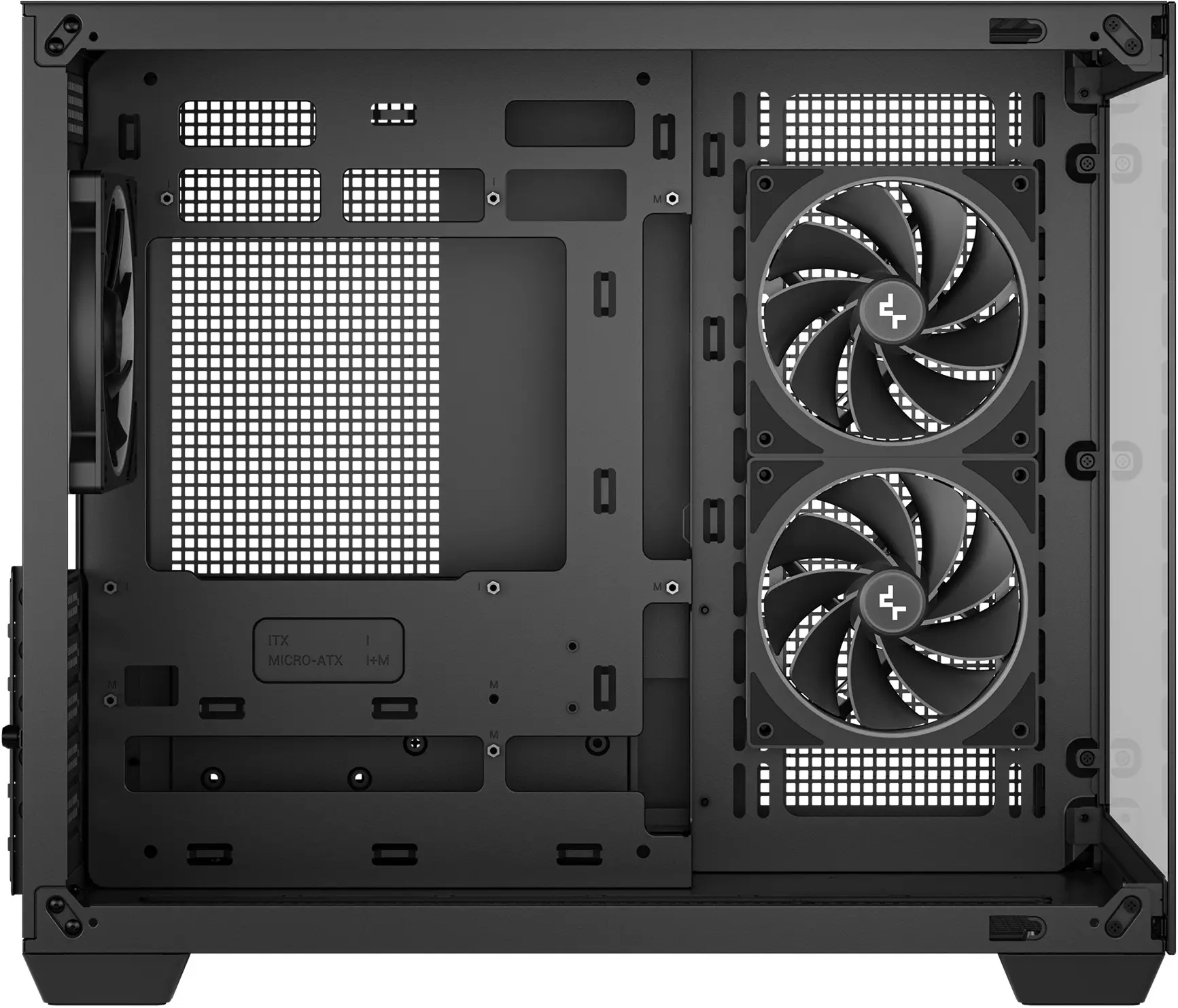 Carcasa Deepcool CG330 3F (Black) - 3