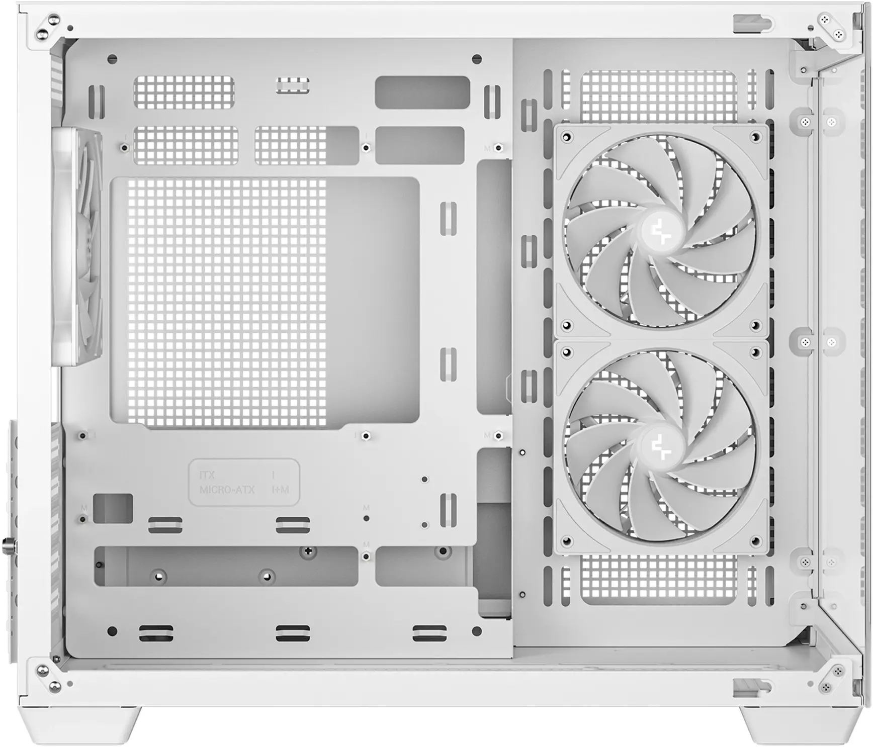 Carcasa Deepcool CG330 3F (White) - 3
