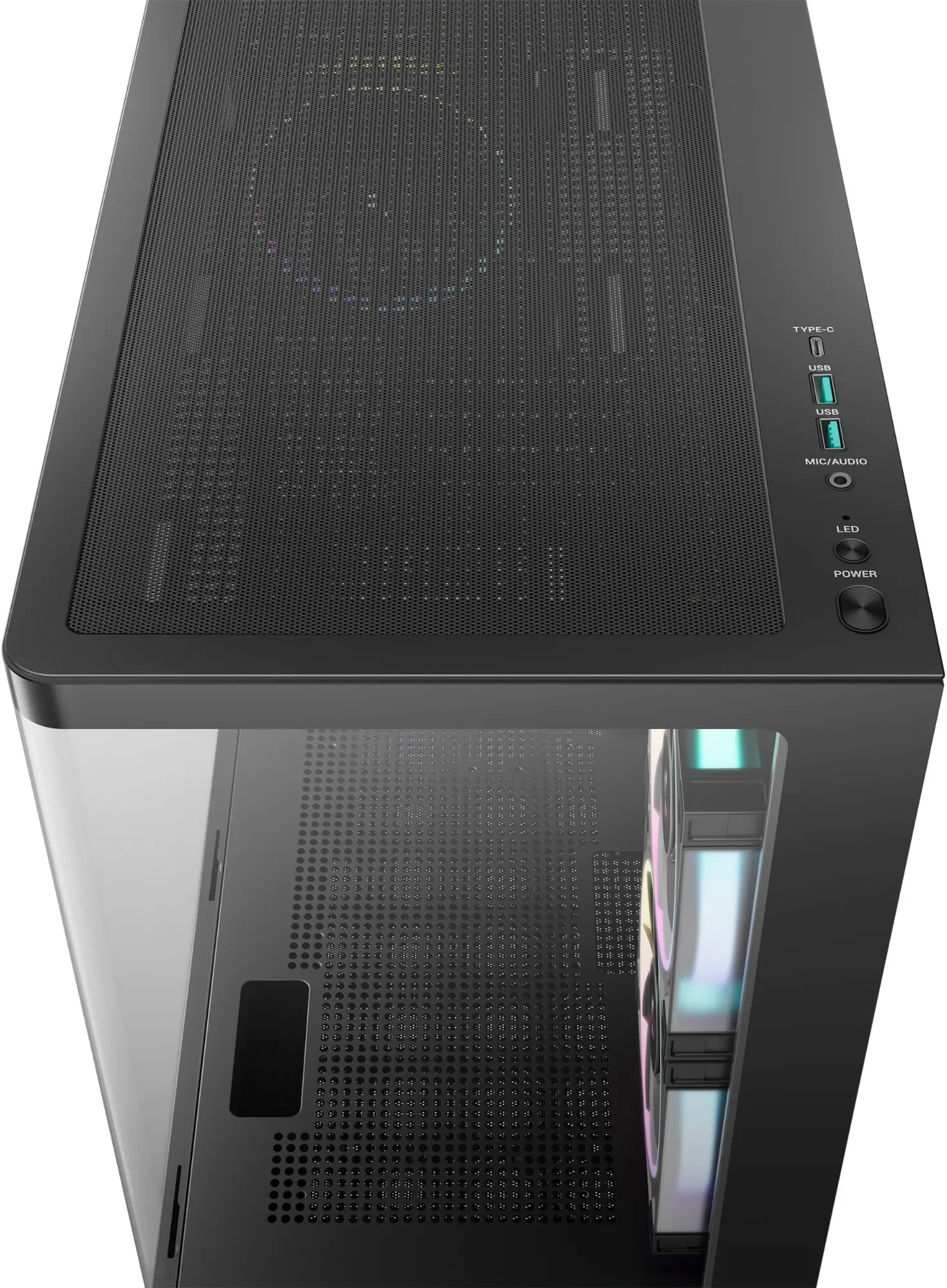 Carcasa Deepcool CG380U 3F (Black) - 4