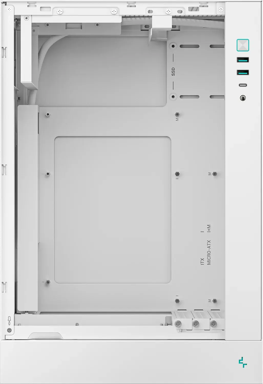Carcasa Deepcool CH170 Plus (White) - 3