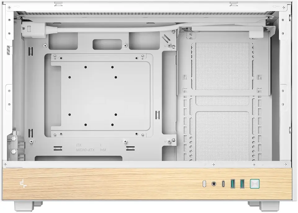 Корпус Deepcool CH260 (White/Wood) - 4
