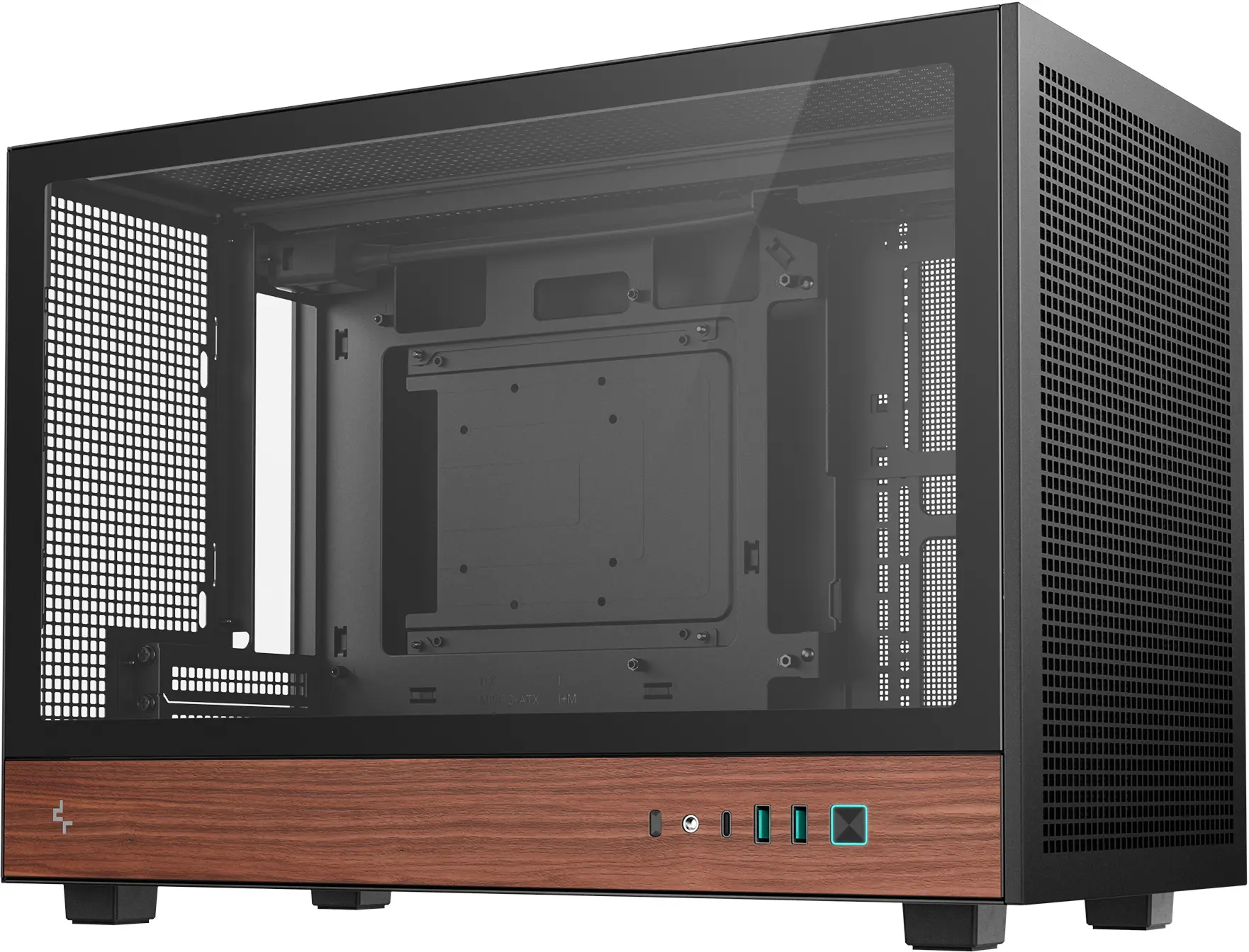 Carcasa Deepcool CH260 (Wood/Black) - 2